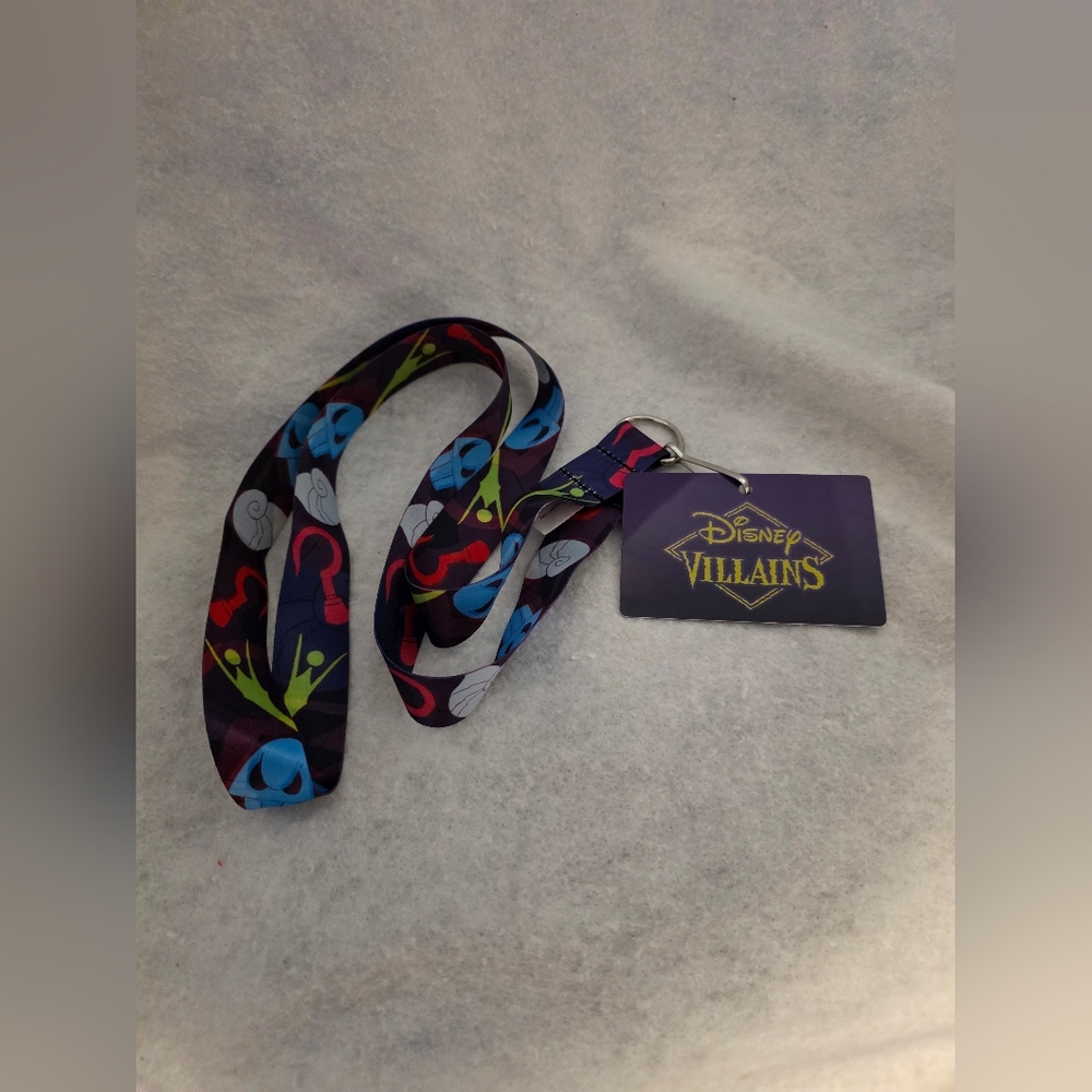 NEW Disney Villains Kids Lanyard